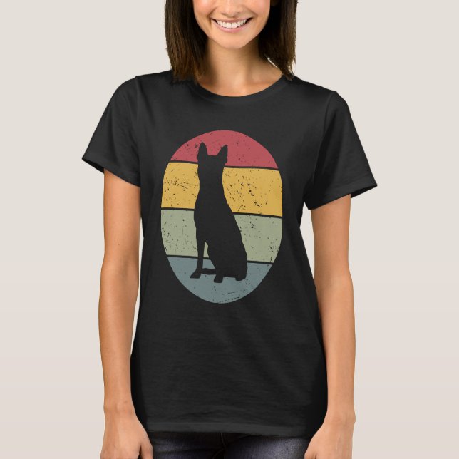 Boston Terrier Vintage T-Shirt (Vorderseite)