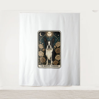 Boston Terrier Wandteppich