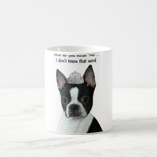 Boston Terrier: Was tun Sie gemein "nein"? Kaffeetasse