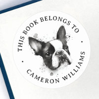 Boston Terrier Wasserfarbenbuch