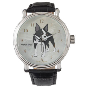 Boston Terrier Watch Dog Armbanduhr