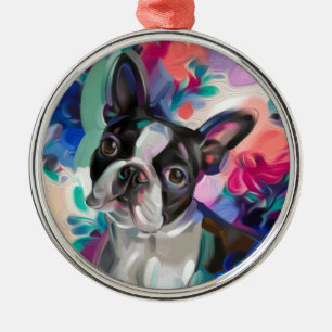 Boston Terrier Weihnachtsschmuck Florenhunde