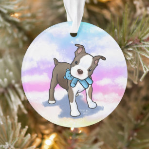 Boston Terrier Welpe Ornament