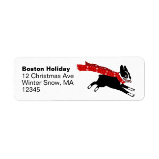 Boston Terrier Winter Holiday Niedlich Dog Weihnac