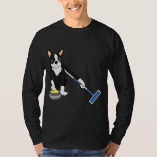 Boston-Terrier-Winter-Olympia-Winden T-Shirt