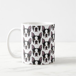 Boston Terriers auf Tasse