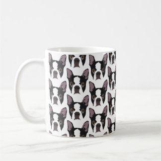 Boston Terriers auf Tasse