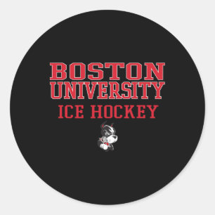 Boston Terriers Clic Team Eishockey - Neutral Bos Runder Aufkleber