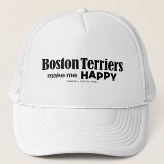 Boston Terriers macht mich glücklich Truckerkappe