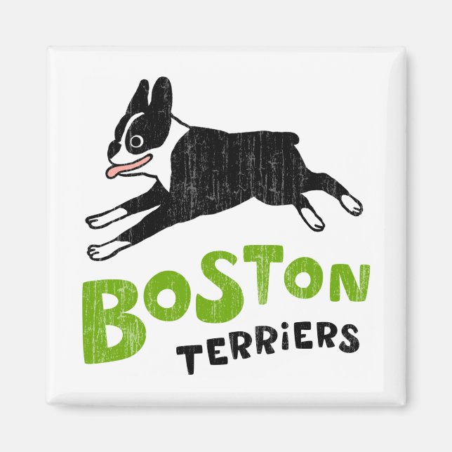 Boston Terriers Magnet (Vorne)