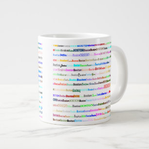 Boston Text Design II Spezifische Tasse II