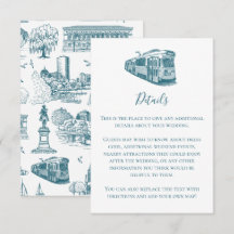 Boston Toile (Anniversary Ed.) Blau/Weiß