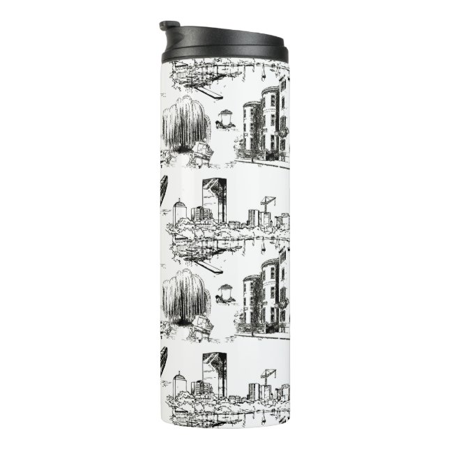 Boston Toile Thermosbecher (Nach rechts gedreht)