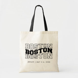 Boston Tote Bag Corporate Event Begrüßungsbeutel Tragetasche