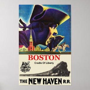 Boston Travel Poster