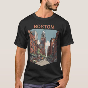 Boston Traveler Ein Geschenkidee zum Verlieben T-Shirt