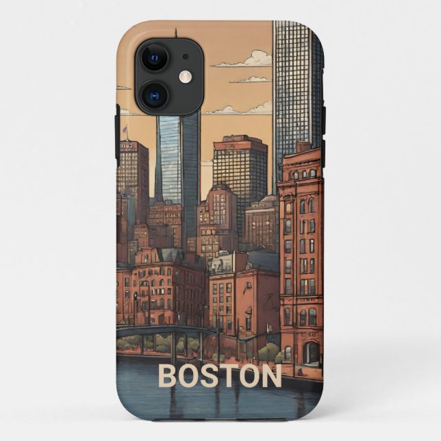 Boston Traveller - Eine tolle Geschenkidee Case-Mate iPhone Hülle (Rückseite)
