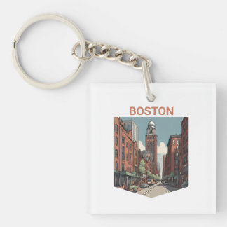 Boston Traveller - Eine tolle Geschenkidee Schlüsselanhänger