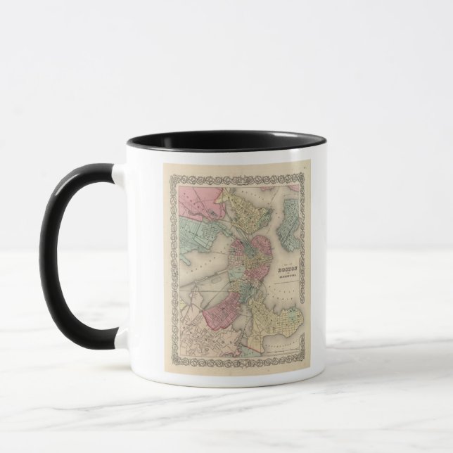 Boston und angrenzende Städte Tasse (Links)