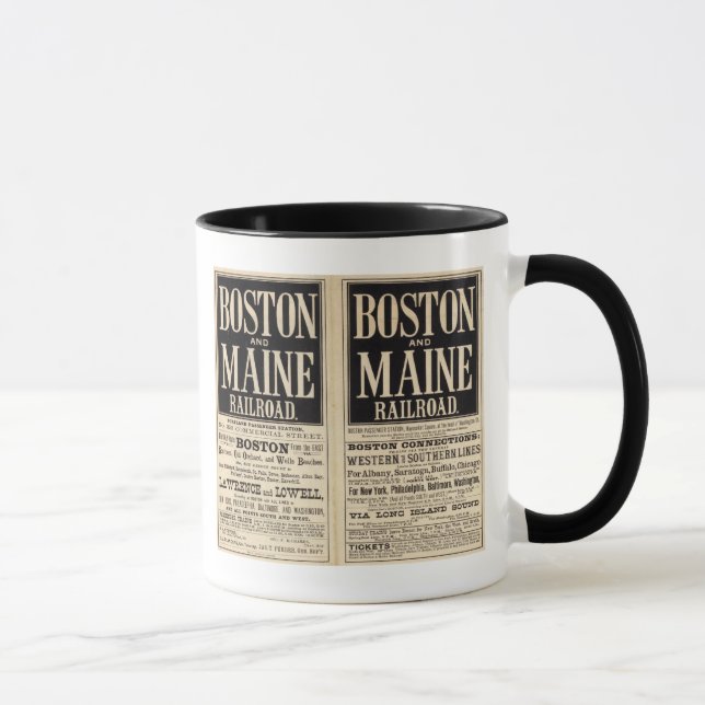 Boston und Maine Railroad Tasse (Rechts)