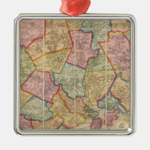 Boston und Nähe Ornament Aus Metall