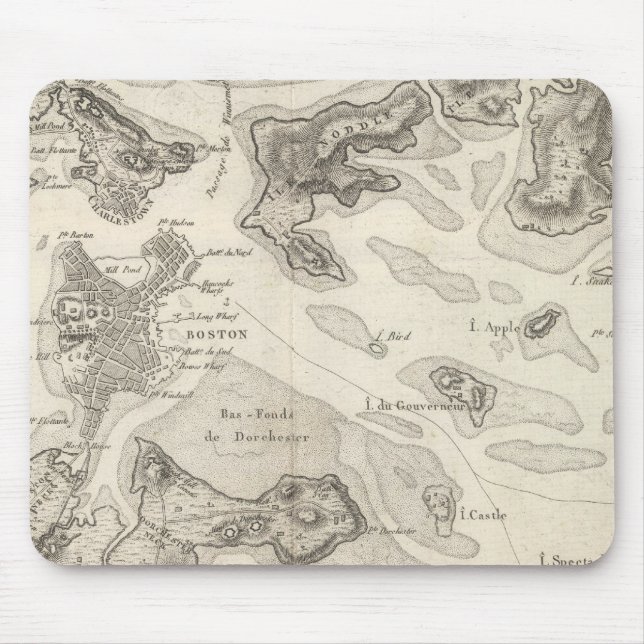 Boston und Umgebung Mousepad (Vorne)