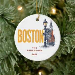 Boston Wahrzeichen Weihnachtsschmuck