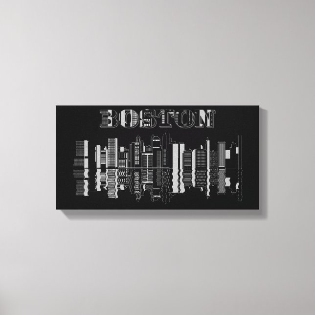 Boston Wall Art Leinwanddruck (Vorderseite)