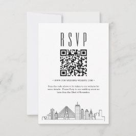 Boston Wedding QR Code UAWG Einladung