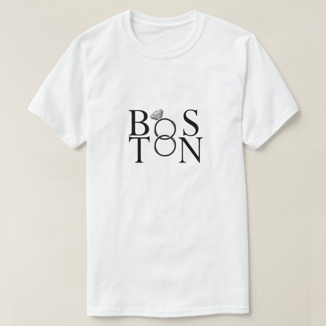Boston Wedding T-Shirt (Design vorne)