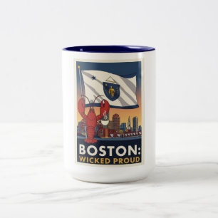 Boston Wicked Proud Zweifarbige Tasse
