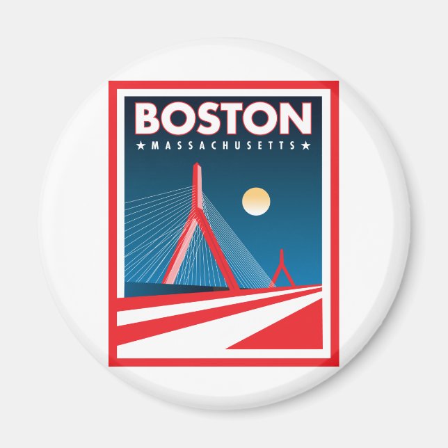 Boston Zakim Bridge Magnet (Vorne)