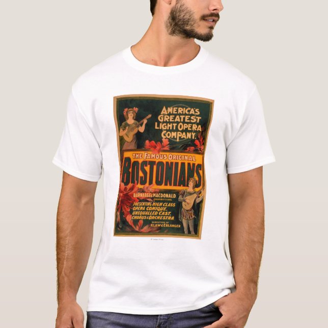 Bostonians Amerikas bestste helle Oper T-Shirt (Vorderseite)