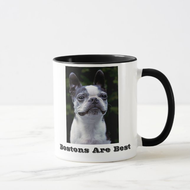 Bostons sind beste Boston-Terrier-Tasse Tasse (Rechts)