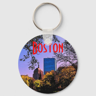 Bostonskyline-Schlüsselanhänger Schlüsselanhänger