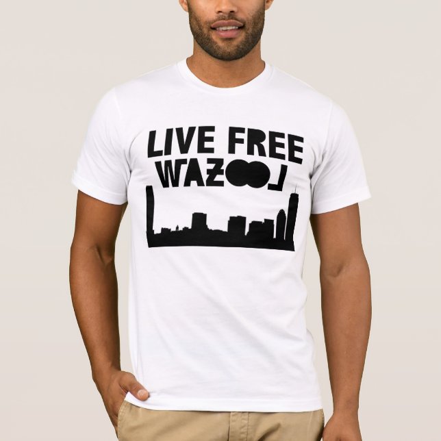 Bostonskyline-T-Shirt T-Shirt (Vorderseite)