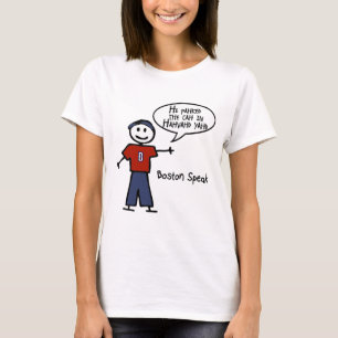 Bostonspeak "er Pahked das Cah…" Er parkte Auto. T-Shirt