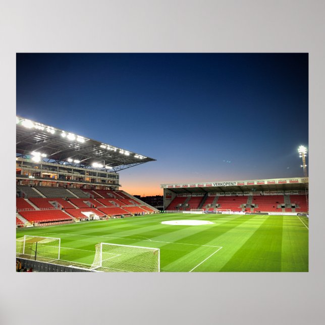 Bosuil Stadion - Royal Antwerp FC - Zonsondergang Poster (Vorne)