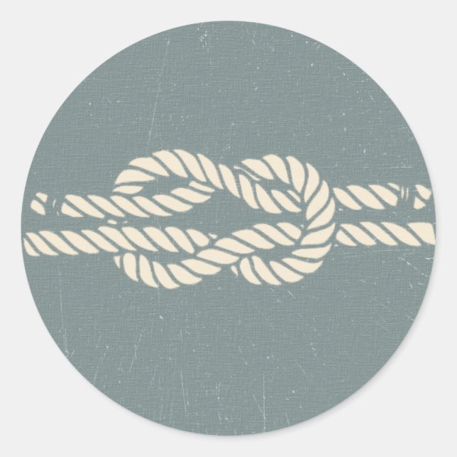 Bosun Jones' Knotenführer - Die Hexen schnappen Runder Aufkleber (Vorderseite)