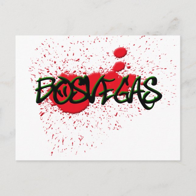 Bosvegas Postkarte (Vorderseite)