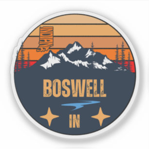 Boswell, Indiana Aufkleber