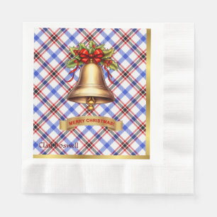 Boswell Personalisiert Tartan Christmas Serviette