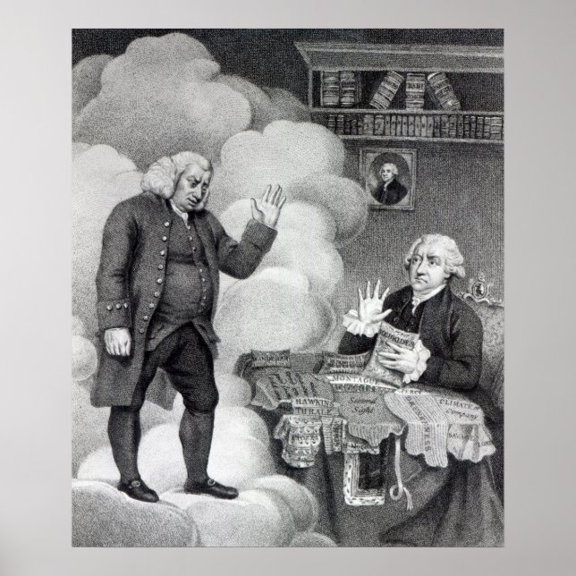 Boswell und der Geist von Samuel Johnson Poster (Vorne)