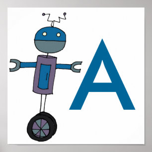 Bot auf Rädern Poster