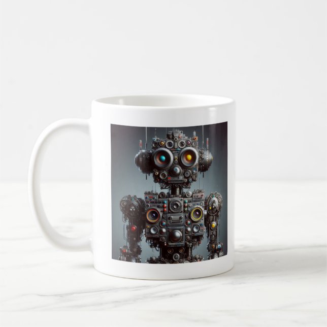 Bot-Inspiriert Jungs Kaffeetasse (Links)