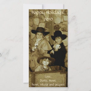 Bot-Jungen Feiertagskarte