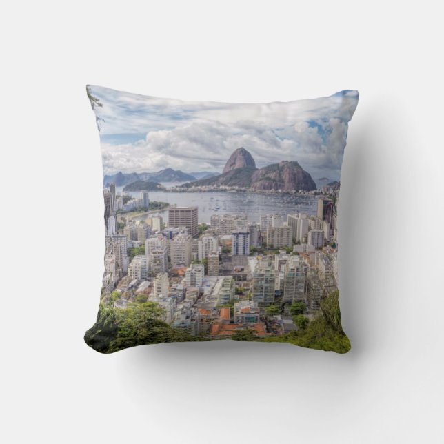 Botafogo mit Zuckerhut Kissen (Vorderseite)