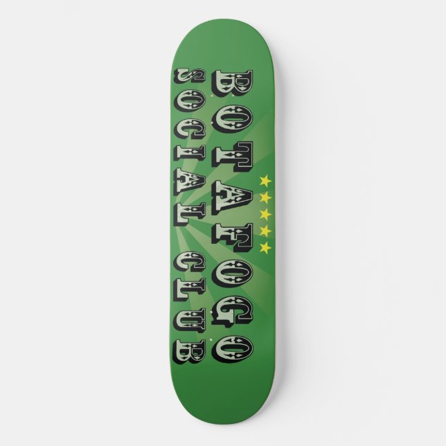 Botafogo Social Club Alte Schule Deck Skateboard (Vorderseite)