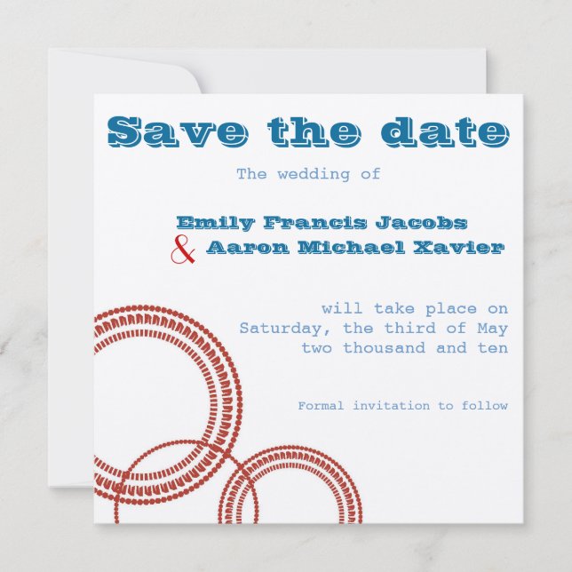 Botan Save The Date (Vorderseite)