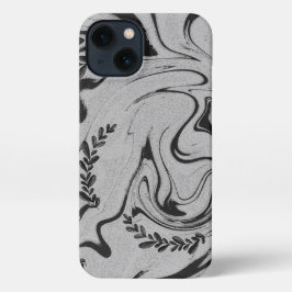 Botanic Balance" Black & White Acrylic Wall Art  iPhone 13 Hülle